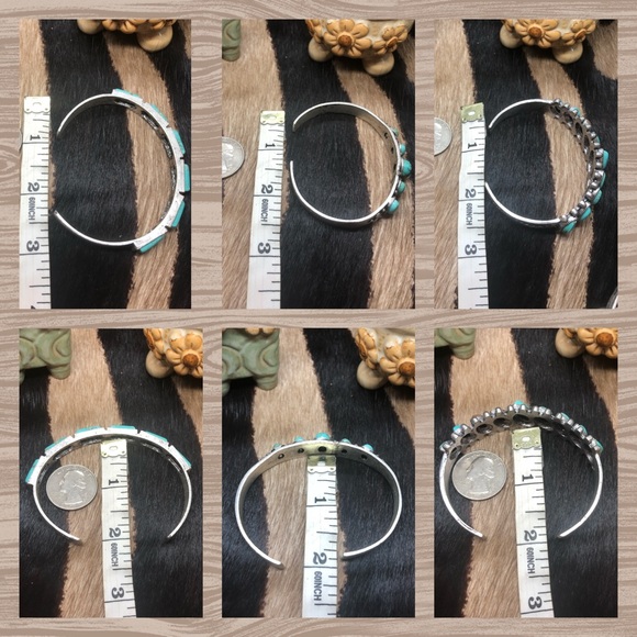 💠 Natural Stone Cuff Bracelet Fashion Jewelry - Picture 9 of 10